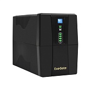 ИБП Exegate  BNB-1000.LED.AVR.2SH.RJ.USB <1000VA/550W,LED, AVR, 2*Schuko, RJ45/11,USB, Black EX292786RUS 