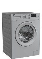 Стиральная машина Beko WSRE6512ZSS (41,5см / 6кг / 1000об / пар / A / Серебристый) Серебристый