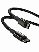 Кабель Baseus Tungsten Gold Series Type-C - Type-C, 1м, (100W), Черный