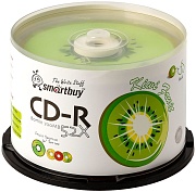 Диск CD-R Smartbuy 700 Mb, 52x, Fresh-Kiwifruit CB-50 (BOX50) розничная продажа по 1шт