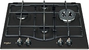 Поверхность газовая Whirlpool GMT 6422 AN (Антрацит / 4 конфорки / Чугунные решетки / Электроподжиг / Газ контроль)