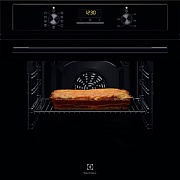 Духовой шкаф Electrolux EOF3H50BK (SurroundCook 600 / 65 л / до 275°C / Чёрное стекло/ AquaClean / боковые. напр.) Чёрный