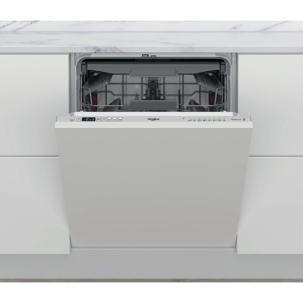 Машина посудомоечная встраиваемая 60 см Whirlpool WIC 3C34 PFE S (14 комплектов / 3 полки / расход воды - 9,5 л / Луч на полу / А++)