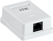 Розетка ITK (CS2-1C5EU-12) настен.RJ45 1 кат.5E UTP бел.