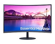 Монитор 27" SAMSUNG LS27C390EAMXUE Curved VA/1920x1080/4 мс/ 250 кд/м2/ 3000:1/DisplayPort/HDMI/UK/75Hz Чёрный