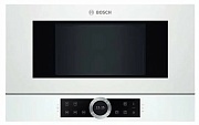 Микроволновая печь встраиваемая Bosch BFR634GW1 (Serie8 / белый / 21л / ширина - 59,4 см / 900Вт / AutoPilot7 / правое открывание) Белый