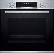 Духовой шкаф с добавлением пара Bosch HRG5180S0 (Serie6 / нерж / объем - 71 л / до 275°С) Серебристый