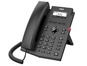 Телефон VoIP Fanvil X301G, 2 SIP линии, PoE, порт 1 Гбит, 2,4" монохромный экран (с подсветкой)