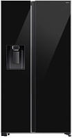Холодильник Side by Side Samsung RS70F64KEB (Объем - 635 л / Высота - 178.6см / Чёрное стекло / Total NoFrost / Mono Cooling / Wi-Fi / диспенсер)