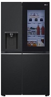 Холодильник Side by Side LG GSGV81EPLL (Объем - 635 л / Высота - 179см / A++ / Чёрный / No Frost / InstaView / диспенсер / Wi-Fi)