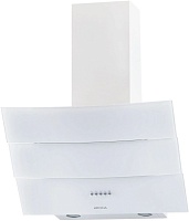 Вытяжка наклонная KRONA INGA 600 white PB (863 м³/ч / 125 Вт / LED освещение 2x3 Вт / ширина - 59.6 см / белое стекло)