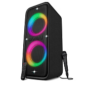 Беспроводная акустическая система SVEN PS-1650 / 650W / USB / FM / Bluetooth / LED-display / AC power / Чёрная кожа