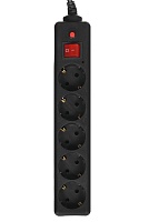 Сетевой фильтр Buro 500SH-5-B 5м (5 розеток) черный 2200 Вт