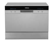Машина посудомоечная отдельностоящая компактная Hansa ZWM556SH (6 комплектов / Расход воды - 6,5 л / AntiFlood / Серый)