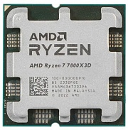 Процессор AMD AM5 Ryzen 7 7800X3D Tray без кулера AMD Radeon GPU  4.2(5)GHz, 8core, 32MB 120Вт AM100-000000910