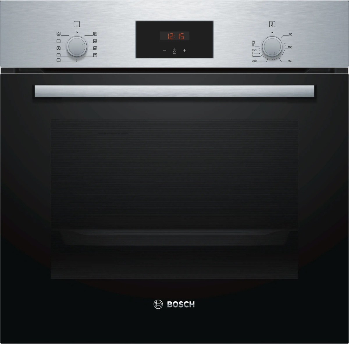 Духовой шкаф Bosch HBF114BS1 (Serie2 / 66 л / до 270 °C / Нерж. / Гриль / A)