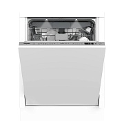 Машина посудомоечная встраиваемая 45 см Hotpoint HI 5D83 DWT (15 комплектов / 3 полки / расход воды - 9,5 л / Луч на полу / Подсветка / Aquastop / А) Белый
