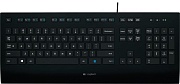 Проводная клавиатура Logitech K280e, (Полноразмерная/Мембранная/Кабель 1.8м), Черная 