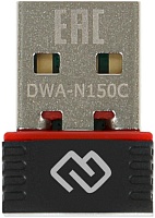 Беспроводной USB адаптер Digma DWA-N150C N150 Ультракомпактный Wi-Fi USB-адаптер