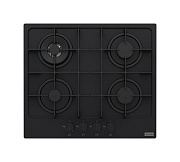 Поверхность газовая Franke FHMA 604 3G DC MB C (Maris / матовый черный / нерж.сталь / чугун. решетки / 4 конфорки / газконтроль / WOK) Черный матовый