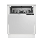 Машина посудомоечная встраиваемая 60 см Indesit DI 4C68 (14 комплектов / 2 полки / расход воды - 11,5 л / Луч на полу / Selfdry / Overflow / А) Белый