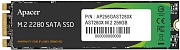 Жесткий диск SSD M.2 256 ГБ Apacer AST280X R520/W500Mb/s AP256GAST280X-1 140TBW