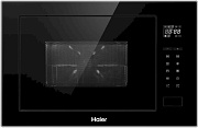 Микроволновая печь встраиваемая Haier HMX-BTG259B (Чёрная / 25 литров / ширина - 59,5 см / 900 Вт / Гриль 1200 Вт)
