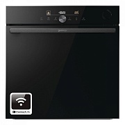 Духовой шкаф с добавлением пара Gorenje BSA6747DGWI (Advanced / 77 л / до 300 °C / Чёрный, стекло /Пиролиз/телескоп. напр. (x2) / термозонд / Wi-Fi/A+