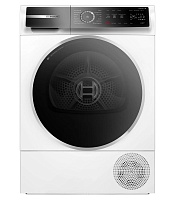 Сушильная машина с тепловым насосом Bosch WQB245CBSN (Serie8 / 61,3см / 9кг / AutoDry /Smart Dry / Iron Assist / Auto Clean / Home Connect / А+++) Белый