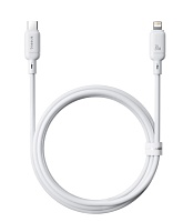 Кабель Baseus Silky Series Lightning - Type-C, 1м, (20W), Белый