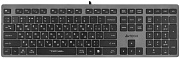 Проводная клавиатура A4Tech Fstyler FX50, (Полноразмерная/Кабель 1.5м/Ножничная), Серая