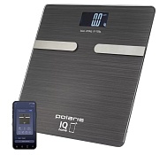 Весы электронные напольные Polaris PWS 1892 IQ Home (200 кг / диагностика) Серый
