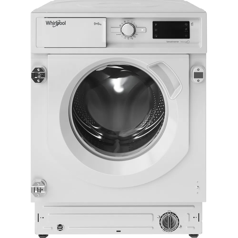 Стирально-сушильная машина встраиваемая Whirlpool BI WDWG 961485 EU (54,5см / 9кг / 6кг / 1400об / Инверторный двигатель / A+++)