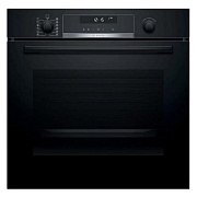 Духовой шкаф Bosch HBG578EB3 (Serie6 / 71 л / до 275 °C / Чёрное стекло / Гриль / телескоп. напр. (x1) / Пиролиз / SoftClose / A+) Чёрный
