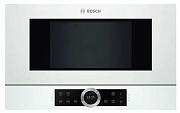 Микроволновая печь встраиваемая Bosch BFR634GW1 (Serie8 / белый / 21л / ширина - 59,4 см / 900Вт / AutoPilot7 / правое открывание)