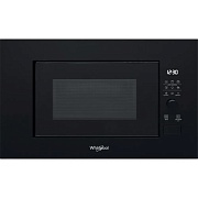 Микроволновая печь встраиваемая Whirlpool WMF200G NB (Чёрная / 20 литров / ширина - 59,4 см / 800 Вт / Гриль - 1000 Вт / JetDefrost 3D) Нержавеющая сталь
