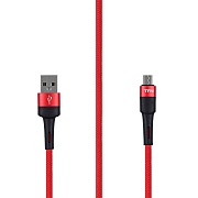 Кабель TFN ENVY micro-USB - USB, нейлон, 1.2 метра, красный (TFN-C-ENV-MIC1MRD) Красный