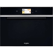 Компактный духовой шкаф с микроволновкой Whirlpool W11I ME150 (40 л / до 250 °C / Чёрный, стекло / Традиционная очистка / Гриль / A+) Чёрный