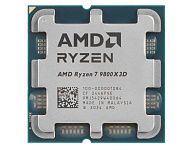 Процессор AMD AM5 Ryzen 7 9800X3D Tray без кулера AMD Radeon GPU  4.7(5.2)GHz, 8core, 96MB 120Вт AM100-1000001084