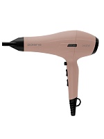 Фен Polaris PHD 2600AСi (полноразмерный/ 2600 Вт / 3 режима / холодный воздух / шнур - 3 м / ионизация/ диффузор / концентратор / розовый пепел)