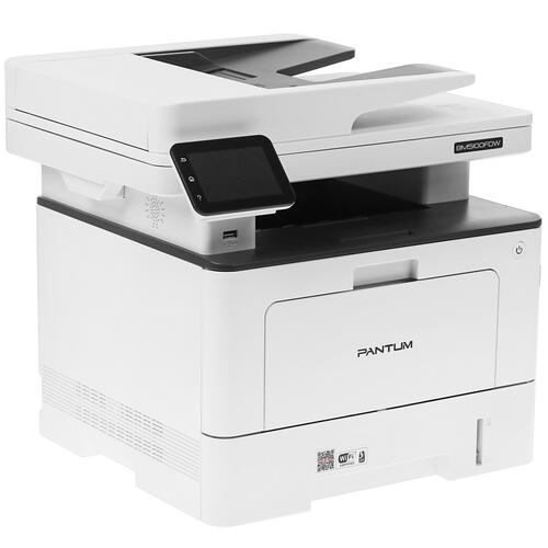 Мфу Pantum BM5100FDW /лаз.черно-белая печать, A4, 1200x1200 dpi, ч/б - 40 стр/мин (А4), АПД, факс, USB, Wi-Fi