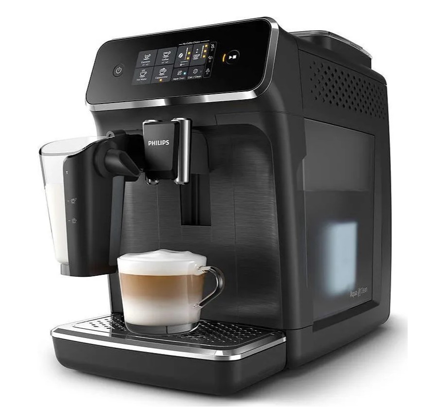 Кофемашина Philips EP2232/40 LatteGo (кофе зерновой, молотый/ 1500 Вт/ 1.8 л/ автоматический капучинатор/ 3 напитка)