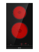 Поверхность электрическая Gorenje ECT321BCSC (Essential / чёрный / 2 конфорки / стеклокерамика / таймер / Hi-Light конфорки / STOP&GO / Staywarm)