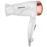 Фен Brayer BR3026 (компактный / 1600 Вт / 2 режима / холодный воздух / шнур - 1.8 м) 