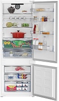 Холодильник встраиваемый Beko BCNE400I35ZS (HarvestFresh / Объем - 405 л / Высота - 194 см / Ширина - 69 см / Слайд. крепление фасада / A++ / NoFrost)