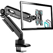Крепление для монитора ONKRON G90 чёрный, для 13"-34", наклон 90°, поворот 360°, нагрузка до 10 кг, расстояние до стола 0-550 мм Чёрный