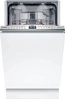 Машина посудомоечная встраиваемая 45 см Bosch SPV6EMX09E (Serie6 / 10 комплектов / 3 полки / расход воды - 8.7 л / TimeLight / Home Connect / А+++)