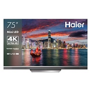 Телевизор Haier 75" Mini LED Pro 4K UHD Android TV 144 Hz VRR Чёрный