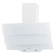 Вытяжка наклонная KRONA AURORA 600 white S (950 м³/ч / 100 Вт / LED освещение 2x1 Вт / ширина - 59.6 см / белое стекло)
