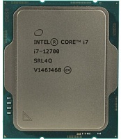 Процессор Intel Core i7-12700 Tray (без кулера) Alder Lake 2,1(4,9) ГГц /12core/ UHD Graphics 770/ 25Мб /180Вт s.1700 CM8071504555019